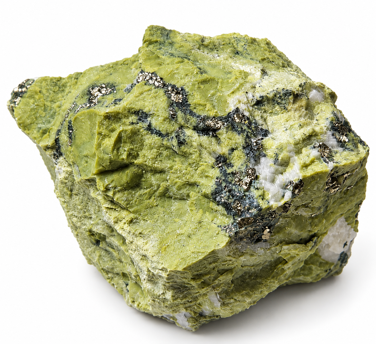 Serpentin s pyritem – Peru | 1,85 kg