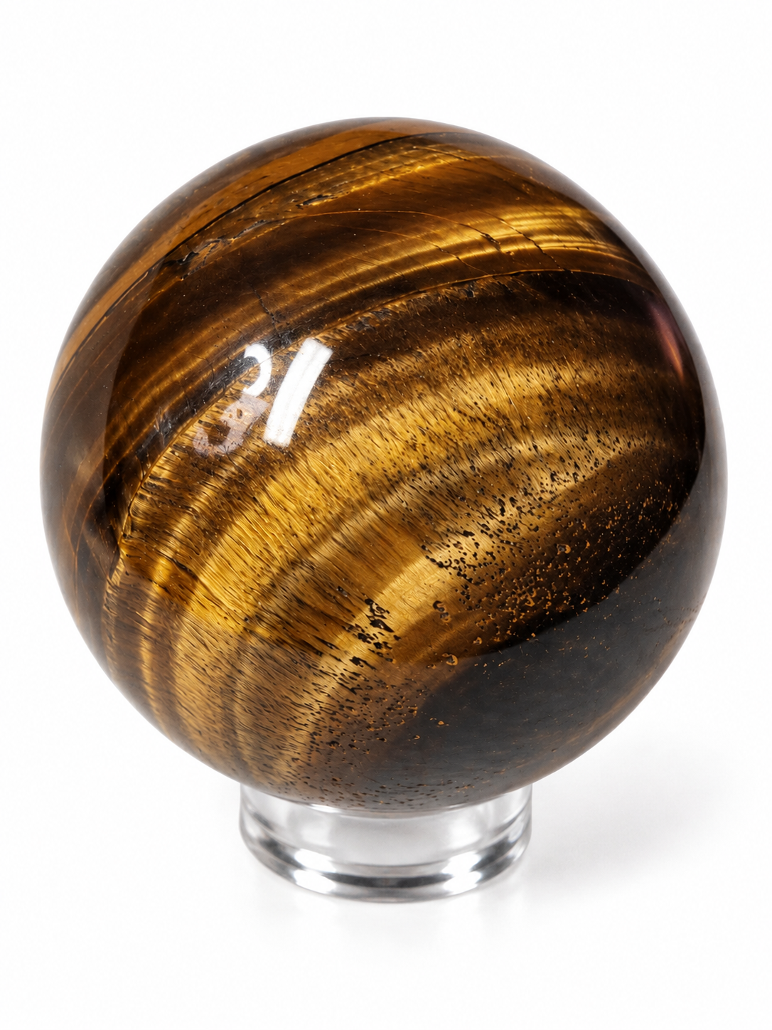 Tygří oko koule 6,3 cm, 360 g