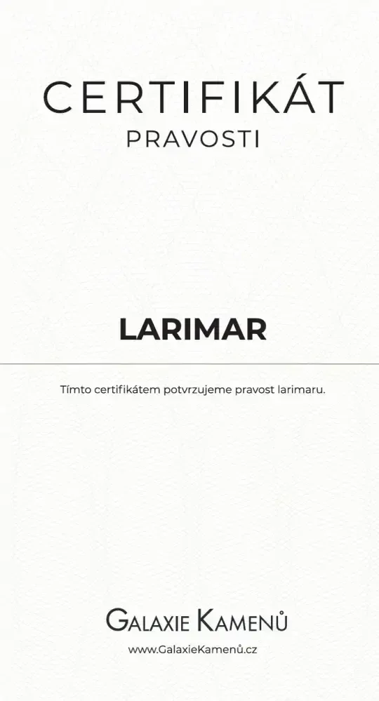 Larimarový prsten AAA kvality – luxusní kámen s nastavitelnou velikostí
