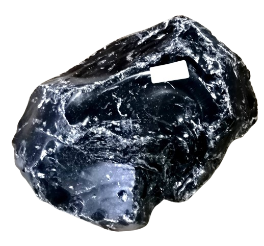 Obsidián černý – ochranný přírodní kámen 6,6 kg
