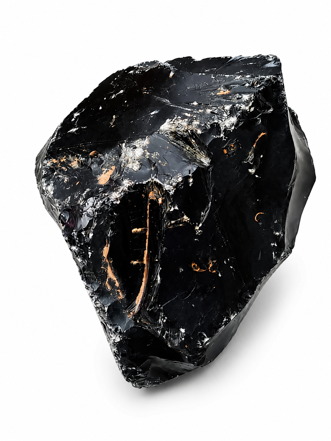 Obsidián černý – ochranný přírodní kámen 7,8 kg
