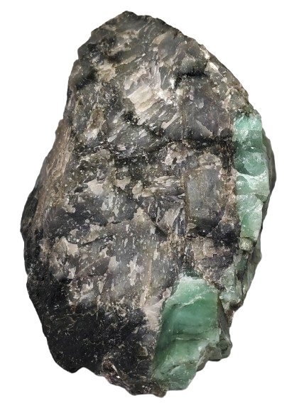 Přírodní smaragd 150 g AA kvalita – obří krystaly, Brazílie