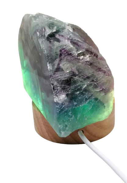 Fluorit duhový krystalický, exklusivní kus 436 g