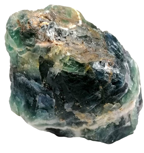 Duhový fluorit AA – přírodní kámen v exkluzivní kvalitě, 1,6 kg