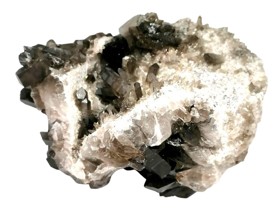 Záhněda drúza zajímavá 667 g – přírodní krystal uzemnění, ochrany