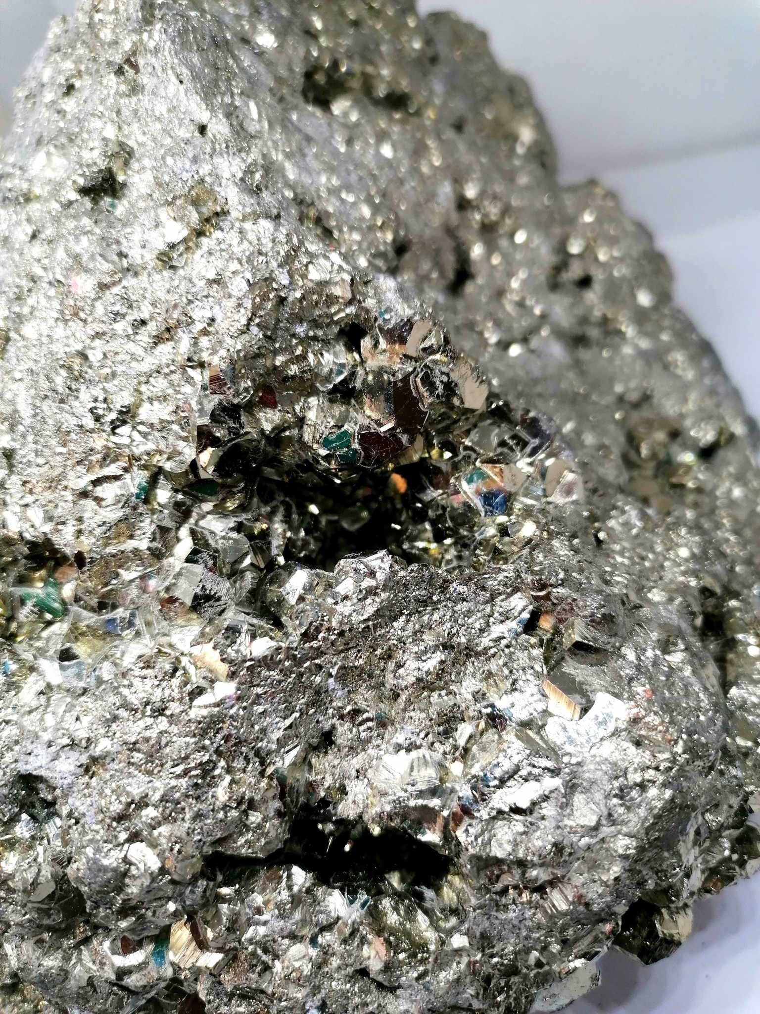Obří 5 kg pyrit z Peru výběrový přírodní kus