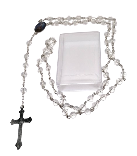 Sada 12 růženců z bižuterie – modlitební pomůcka v krabičce