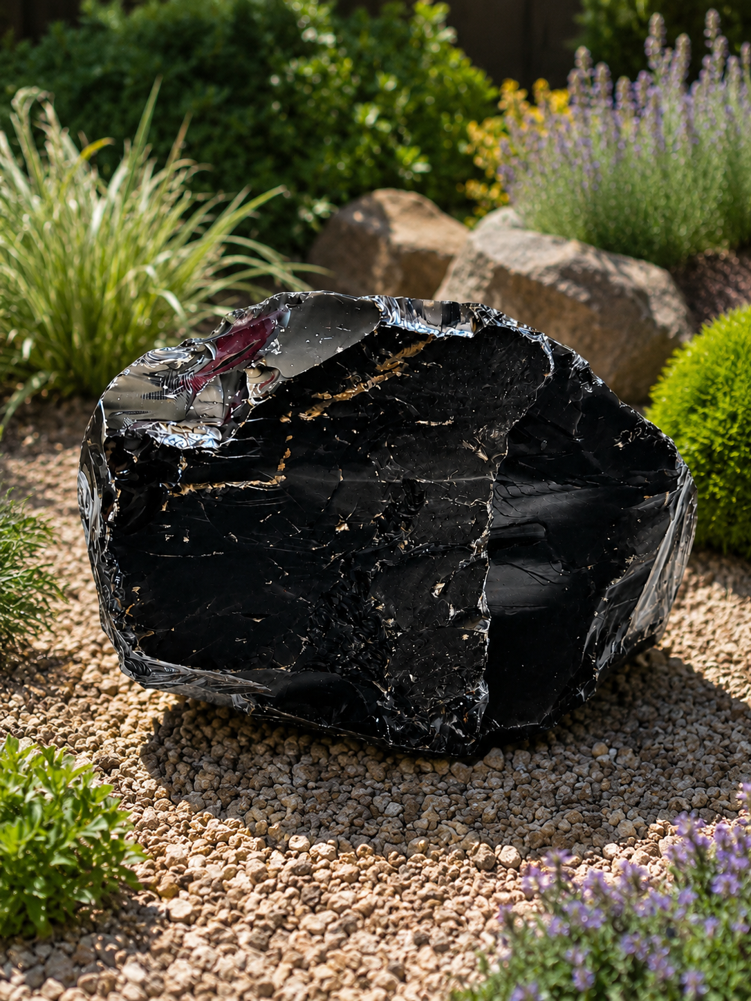 Obsidián černý – ochranný přírodní kámen 10 kg