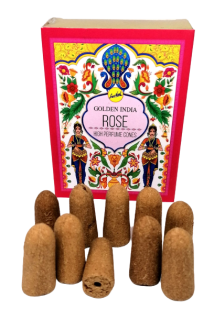 Vonné kužely tekoucí dým - ROSE