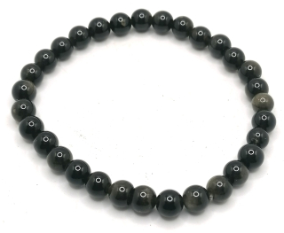 Zlatý obsidián náramek – ochranný kámen, 6mm korálky