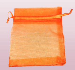 Dárkový látkový pytlíček oranžový