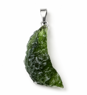 Vltavín přívěsek z Ločenic-Marouškovo pole  2,08 g /2,4x1,7cm/