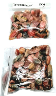 Rodochrozit chips tromlovaný 6-12 mm, balení 50 g