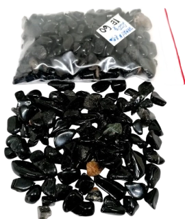 Turmalín skoryl chips 7-12 mm, balení 250 g