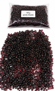 Granát /almandin/tromlovaný chips balení 100 g
