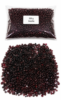 Granát /almandin/ tromlovaný chips 1-4 mm, balení 200 g