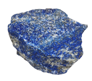 Lapis lazuli surový z Afghánistánu 380 g (9 cm) – tmavý výběrový kámen s pyritem