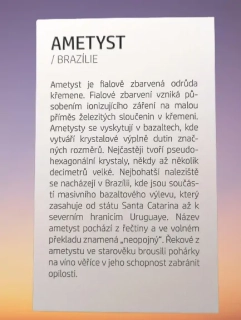 Kartička k AMETYSTU