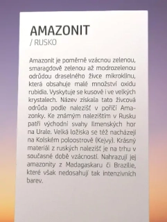 Kartička k AMAZONITU