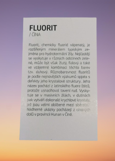 Kartička k FLUORITU