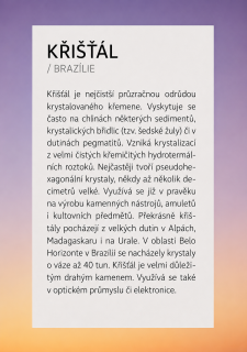 Kartička ke KŘIŠŤÁLU
