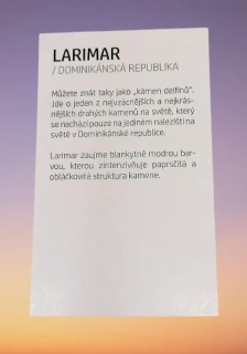 Kartička k LARIMARU