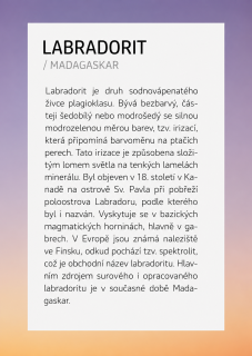 Kartička k LABRADORITU