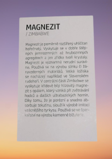 Kartička k MAGNEZITU