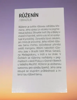 Kartička k RŮŽENÍNU