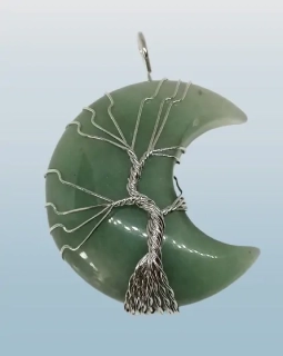 Avanturínový měsíc se stromem života