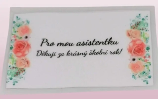 Dárková kartička pro asistentku