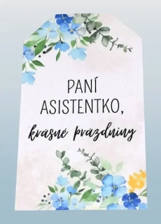 Dárková kartička - Paní asistentko