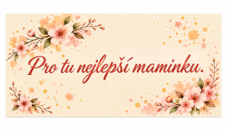 Dárková kartička Pro nejlepší maminku