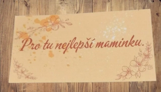 Dárková kartička Pro nejlepší maminku