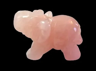 Slon pro štěstí z růženínu 5 x 3,5 cm