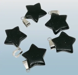 Obsidián černý hvězdička 2 cm