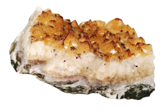 Citrín drůza o váze 805 g – minerál hojnosti, světla a silné ochranné energie