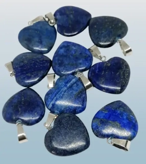Srdíčko přívěsek z lapisu lazuli – přírodní kámen 2 cm