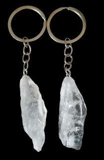 Křišťálová klíčenka s přírodním minerálem