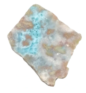 Larimar natur s leštěnou stranou 46 g