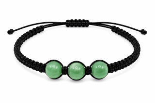 Avanturínový náramek shamballa