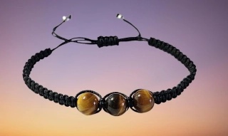 Tygří oko náramek shamballa
