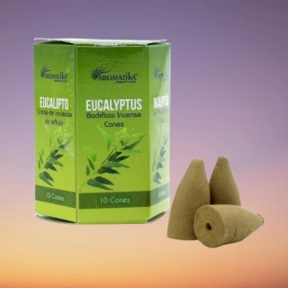 Vonné kužely tekoucí dým EUCALYPTUS