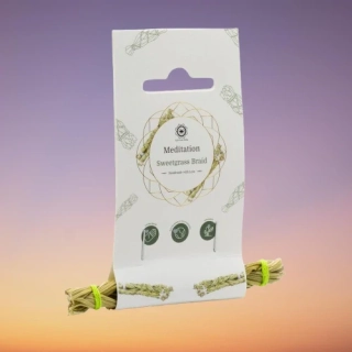 Vykuřovací Svazek - Meditace - Cop ze Sladké Trávy 10cm