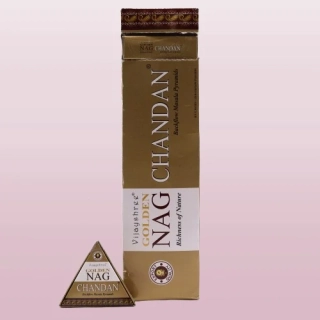 42g Jumbo Golden Nag Chandan Back Flow vonné kužely