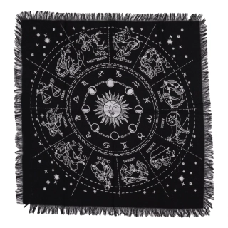 Esoterické plátno na oltář s astrologickým motivem – 50x50 cm