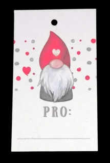 Dárková vánoční kartička s věnováním PRO....