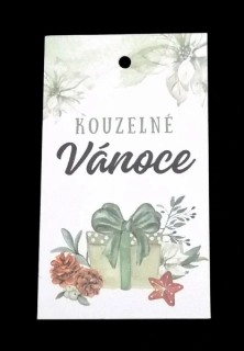 Dárková vánoční kartička - KOUZELNÉ VÁNOCE