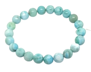 Larimarový náramek 9 mm v luxusní kvalitě