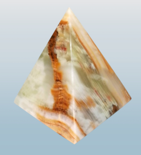 Aragonitová pyramida 10 cm krásný kus aragonitu